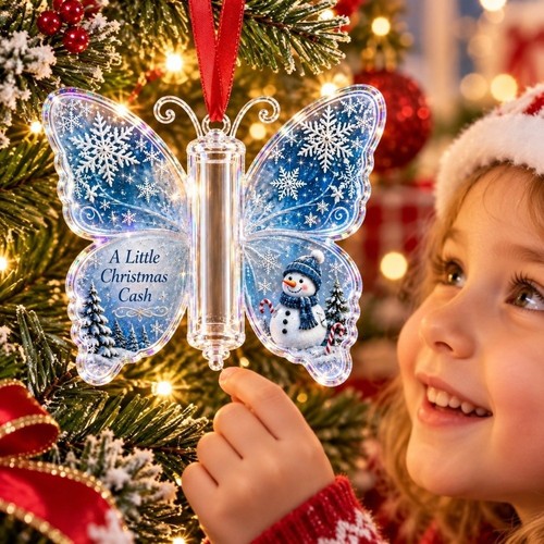 Butterfly christmas ornament - butterfly,