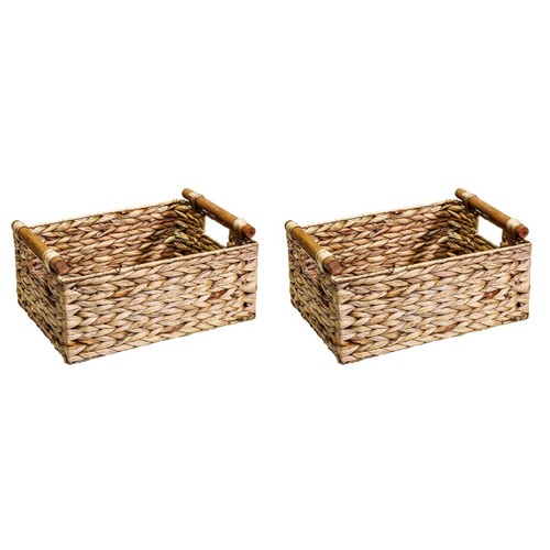 Set brown reusable rattan - set,