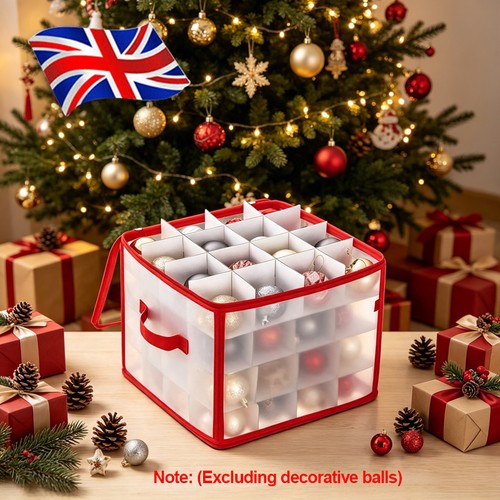 Christmas bauble storage - christmas, box