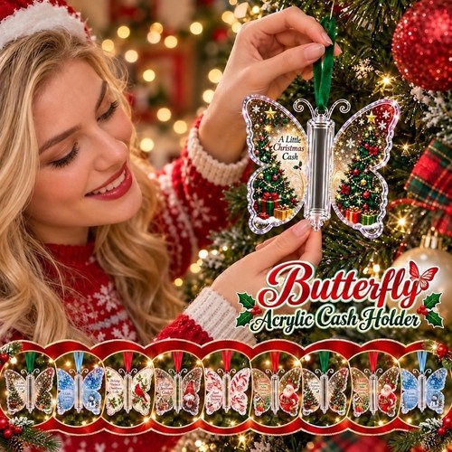 Butterfly christmas ornament - butterfly,