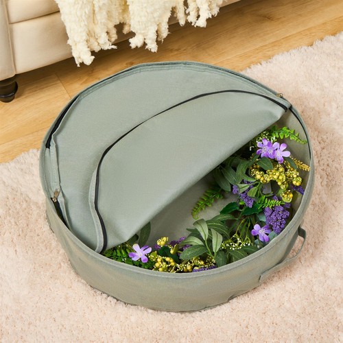 Ohs wreath storage bag plain - wreath,
