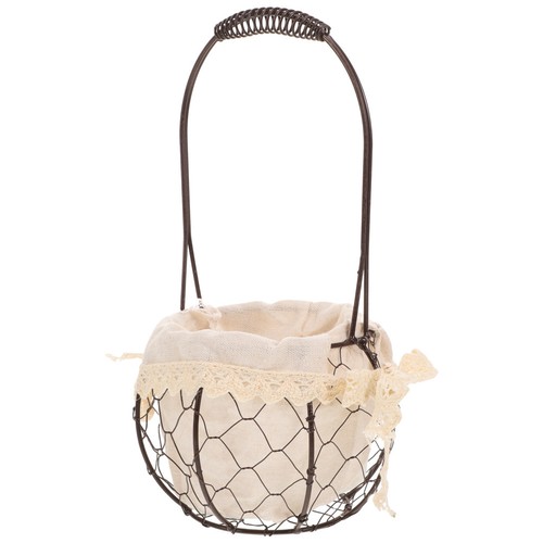 Beige linen cloth round - linen,