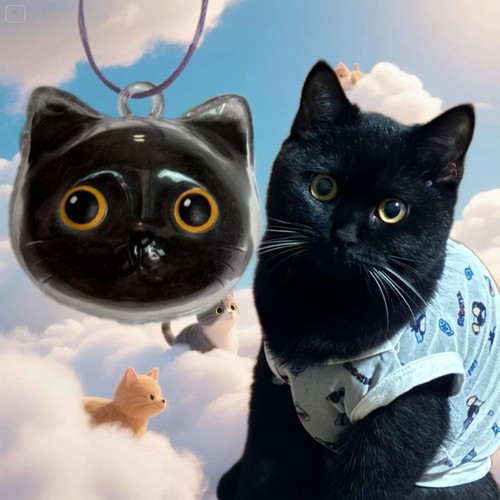 Animal shaped cat hair storage - cat,