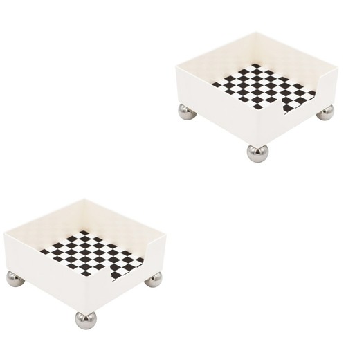 White reusable desk - desk, ornament