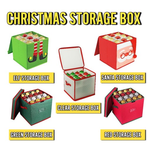 Christmas bauble storage box - bauble,