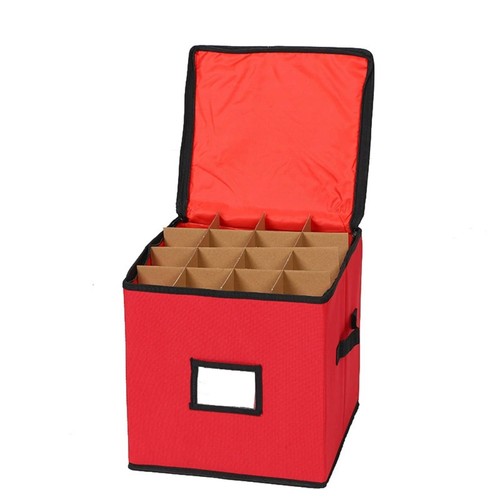 Christmas ornament storage box - christmas,