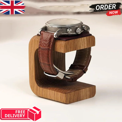 Wooden watch display stand - wooden,