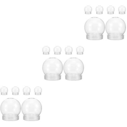 18pcs compact diy - clear, pet