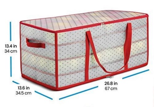 Christmas ornament storage box - storage,