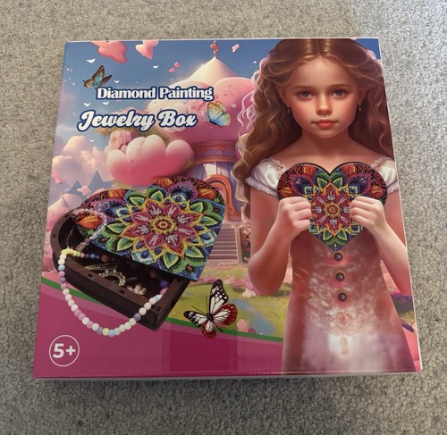 Diamond art diy jewelry - diamond, box