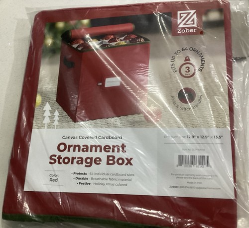 Christmas ornament storage box - christmas,
