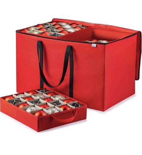 Christmas ornament storage box - christmas,