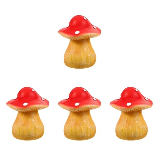 Mushroom garden ornament resin - garden,