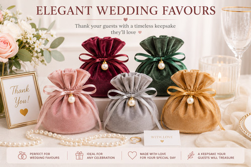 Luxury velvet pearl jewellery - velvet,