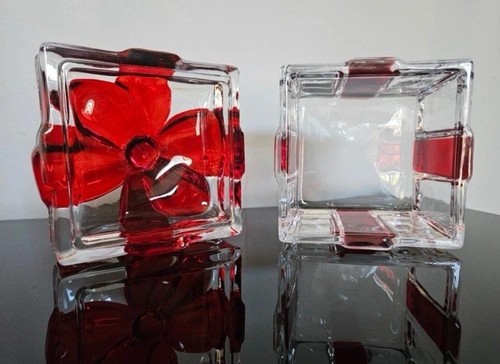 Red and clear heavy - red,