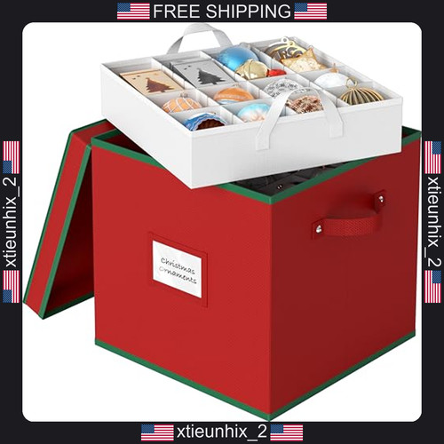 Christmas ornament storage - ornament, box