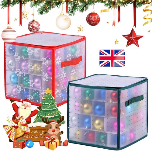 Clear christmas bauble - christmas,