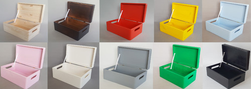 Wooden box storage chest tools - box,
