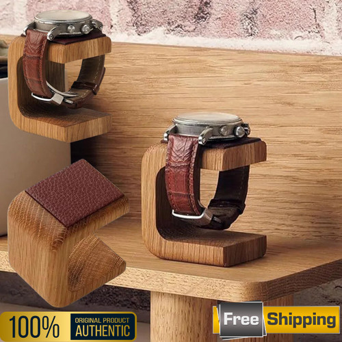 Wooden watch display stand - wooden,