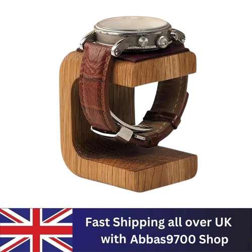 Wooden watch display - wooden, stand