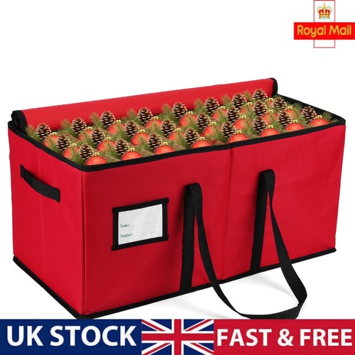 Red oxford xmas decor storage - decor,