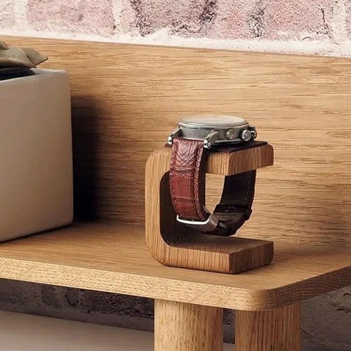 Wooden watch display - display, stand