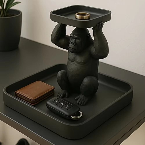 Gorilla tray ornament cute - ornament, key