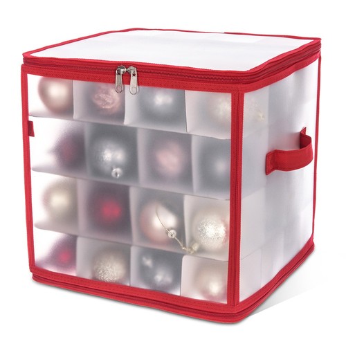 Christmas village red bauble - christmas,