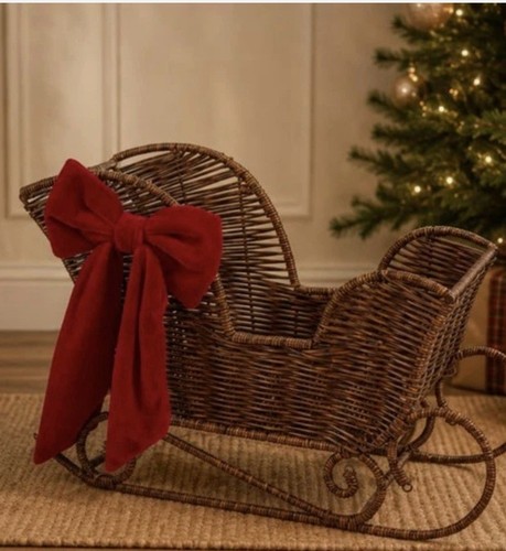 Christmas red burgundy - red, bow